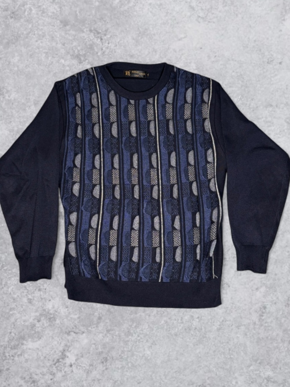 Sergio Louis 3D Knit Sweater - Size Medium